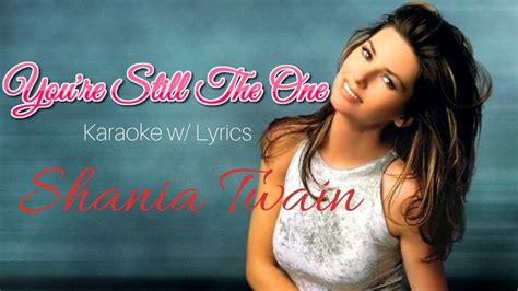 shania twain you're still the one karaoke